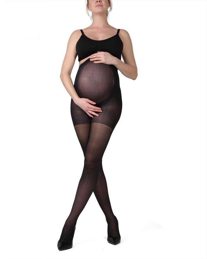 Memoi Maternity Hosiery 2018 Ma-402-black-front_web  Hosiery Catalog 2018 | Pantyhose Library